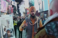 This sikh man has a unique way to protest hate crimes in the us