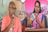 Ds arvind gives befitting reply to trs mp kavitha