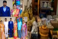 Andhra father gifts 1000kg fish 50 types of sweets 10 goats as ashadam sare