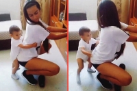 Brazilian model twerking with a toddler video goes viral on facebook