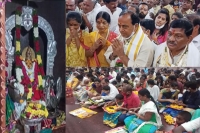 Devotees throng to basara saraswati temple on vasantha panchami