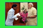 Kcr met prime minister narendra modi in delhli tour