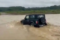After bolero thar crosses river in another viral video by anand mahindra