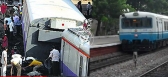 Mmts train accident in nampally railway station