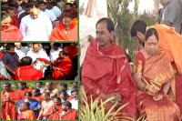 Sharadh pawar attended to ayutha chandi maha yagam
