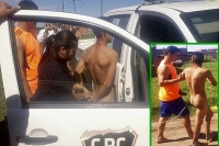 Man striped naked and paraded on streets in argentina