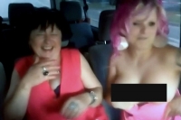 Contestant on czech come dine with me whips off her top