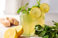 Lemon juice morning drink health beauty benefits