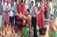 Ritual by telangana s director of public health fuels witchcraft talk