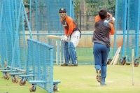 Ms dhoni takes rigorous net session at ncacademy ahead of england tour