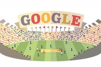 Google doodle runs high on t20 cricket world cup fever