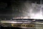 Private bus catches fire in kadapa district