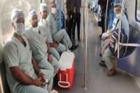 Hyderabad metro rail creates green corridor to facilitate non stop transport of heart