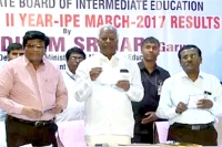 Telangana inermiediate 1st and 2nd year results declared
