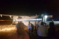 Jet airways plane skids off runway at indore airport