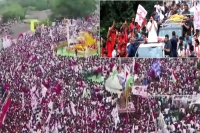 Janasena chief pawan kalyan mass march at dhavaleshwaram bridge