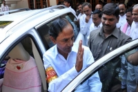 Telangana cm k chandrashekar rao went to delhi to discuss about secretariate and some other issues