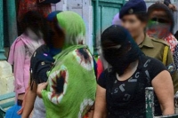 Police conducted raids on prostitution house in khammam