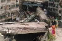 Bjp attacks trinamool government over kolkata flyover collapse