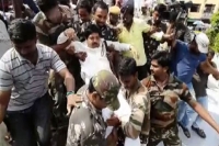 Tension prevails over former minister kollu ravindra arrest in bandar