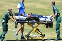 Achini kulasuriya hospitalised after shocking blow to the head in t20 world cup warm up game