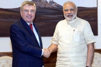 Prime minister narendra modi olympic games conduct ioc president thomas bach