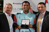 Ms dhoni foundation receives 20000 pounds from t20 fundraiser