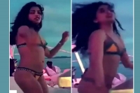 Amitabh s granddaughter navya s bikini dance