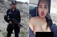Spicy cop gets sack after topless pic