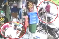 Viral video three youths caught on cctv stealing onions