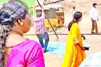 Khairatabad corporator vijaya reddy stands her follower demolishes shed