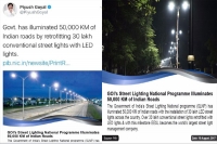 Piyush goyal passes off photo of russian street as indian deletes tweet later