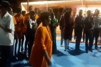 Out on bail on medical grounds bjp s pragya thakur plays kabaddi