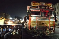 9 people dead on spot in road accident on pune solapur highway
