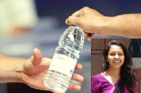 Staff serves toxic liquid in mineral water bottle to puducherry collector fir registered