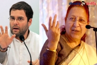 Rahul gandhi fires on speaker sumitra mahajan parliament of india
