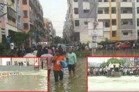 Heavy rain causes floods in hyderabad creates havoc