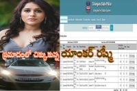 Tollywood actress and anchor rashmi gautam car met with an accident