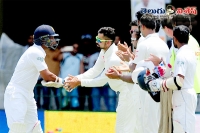 Indian team gives guard of honour to retiring kumar sangakkara