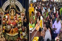 Ammavaru to bless devotees in saraswati alankarana today
