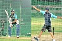 Ind vs nz 2021 rohit sharma and team engaged in practice session with head coach rahul dravid