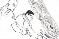 Unknown person shows revolver robs cash gold in nandigama