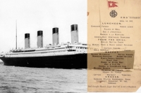 Check out the picture of titanic s last luncheon menu