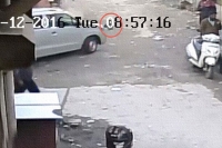 Cctv shows miraculous escape of 3 yr old