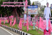 Trs party celebrating grandly on its plenary at hyderbad