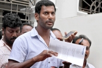 Rk nagar bypoll re scrutiny of actor vishal s nomination papers