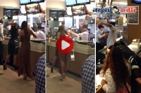 Women hurl abuse and objects at mcdonald s staff