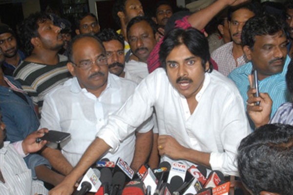 Pawan kalyan says hudhud cyclone is a severe storm after diviseema