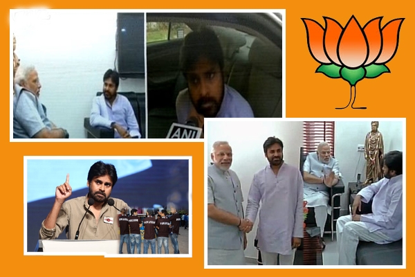 Janasena leader pawan kalyan to meet bjp modi today