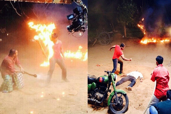 Manchu manoj injured current teega shooting